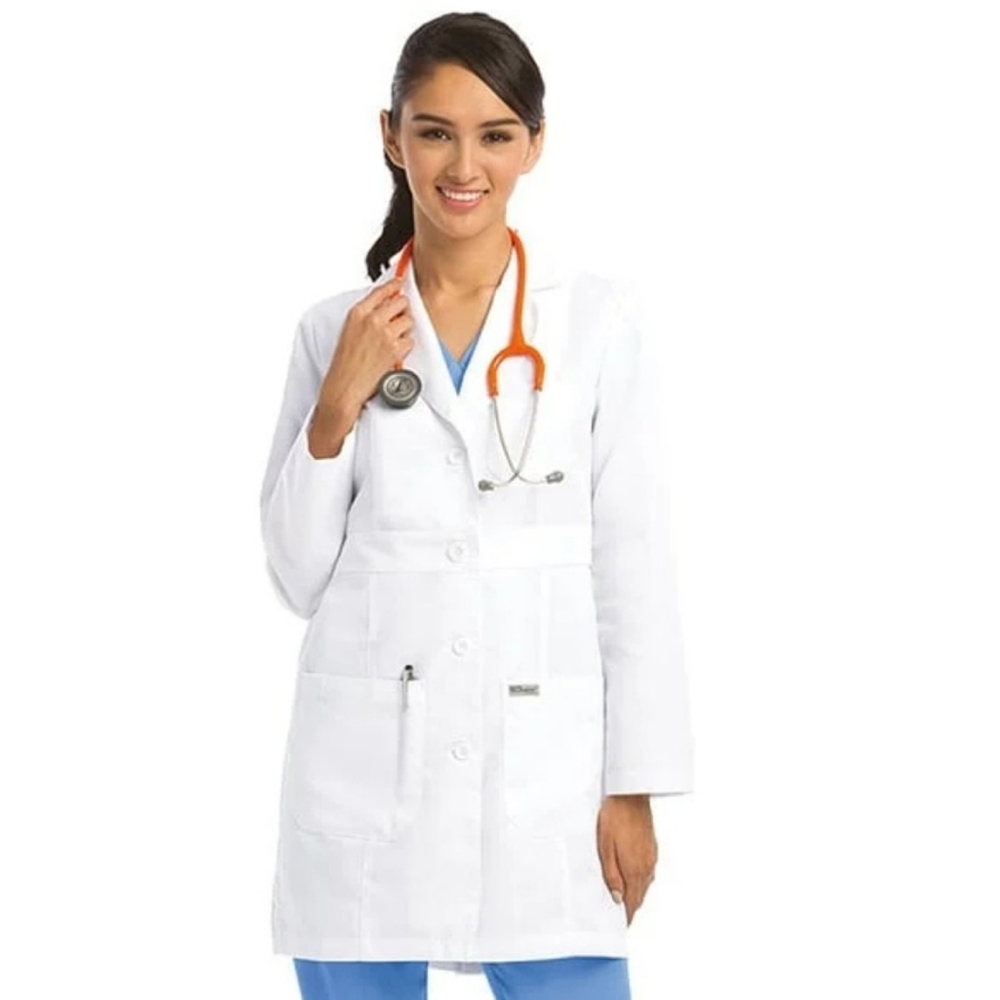 *SOLD**GREYS ANATOMY 3 POCKET INSET LAB COAT - Picture 1 of 5